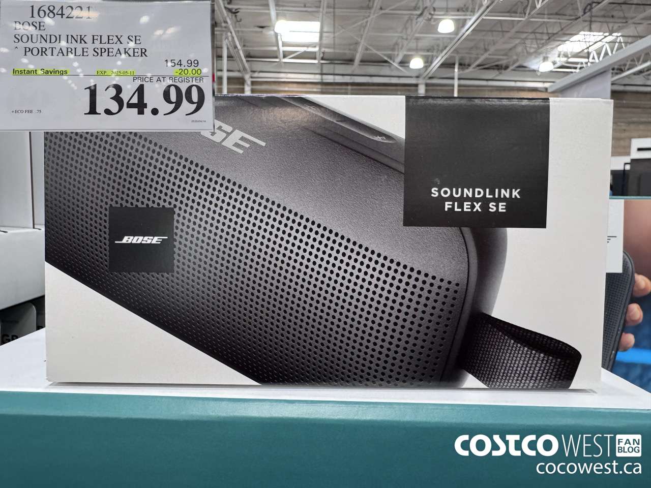 1684221 BOSE SOUNDLINK FLEX SPEAKER ($20.00 INSTANT SAVINGS EXPIRES ON 2025-05-11) $134.99