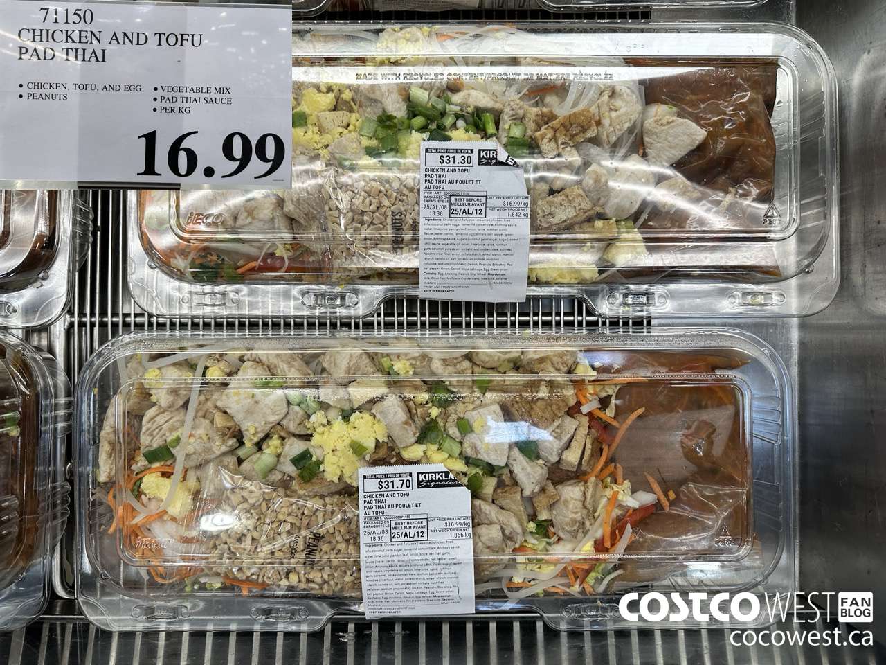 71150 CHICKEN AND TOFU PAD THAI $16.99