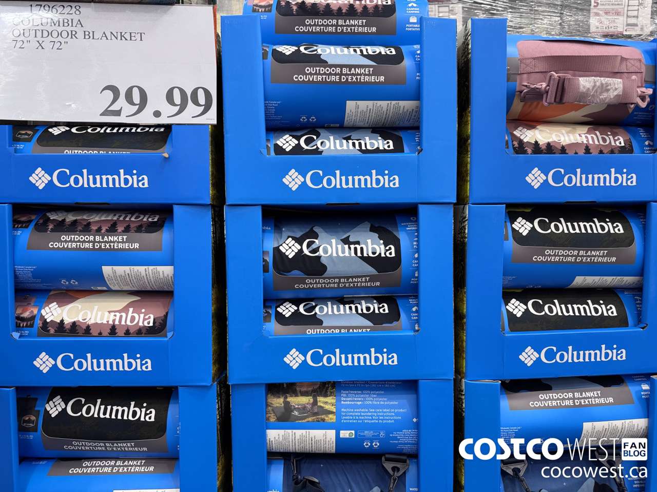 1796228 COLUMBIA OUTDOOR BLANKET 72