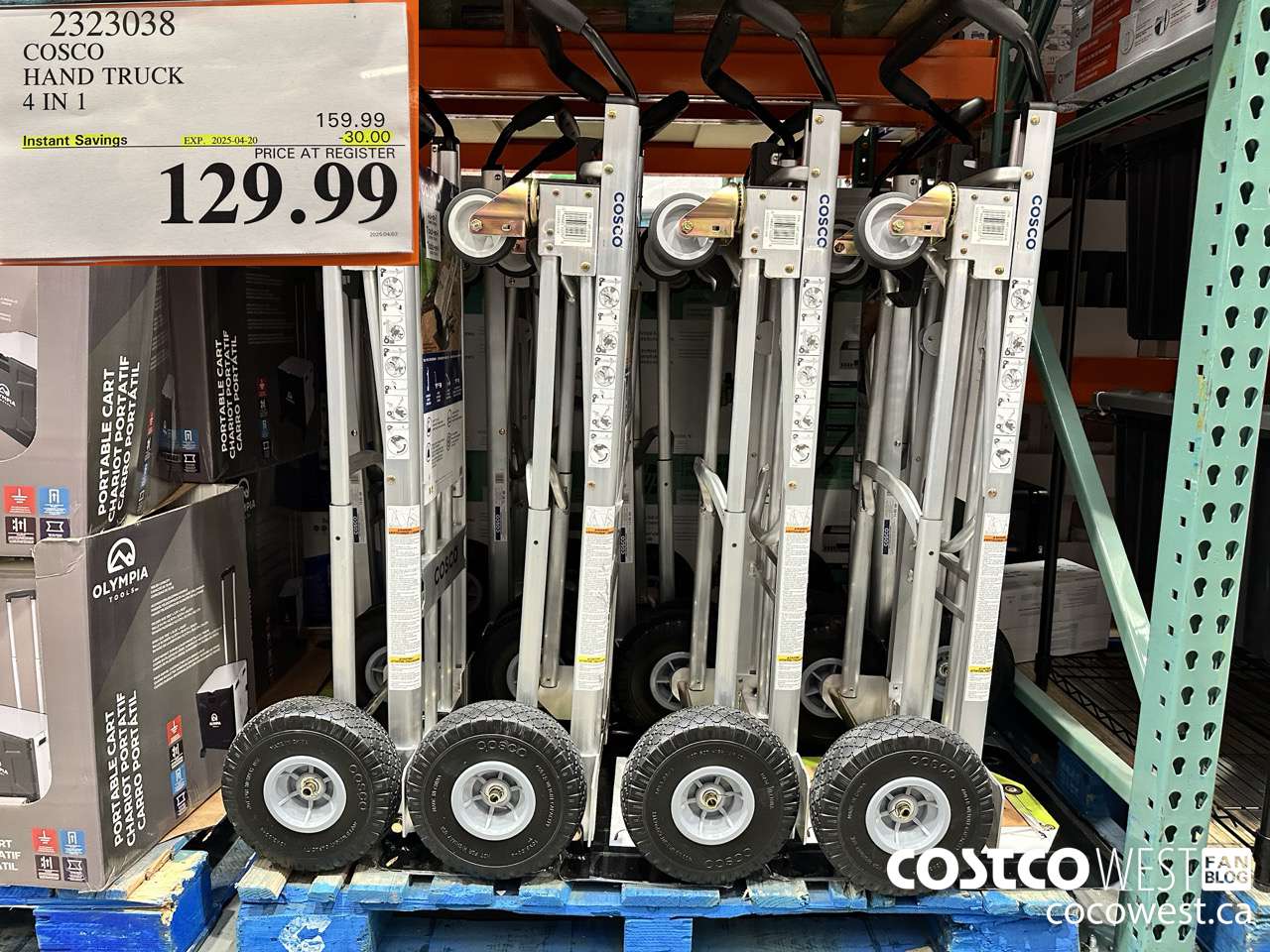 2323038 COSCO HAND TRUCK 4 IN 1 ($30.00 INSTANT SAVINGS EXPIRES ON 2025-04-20) $129.99