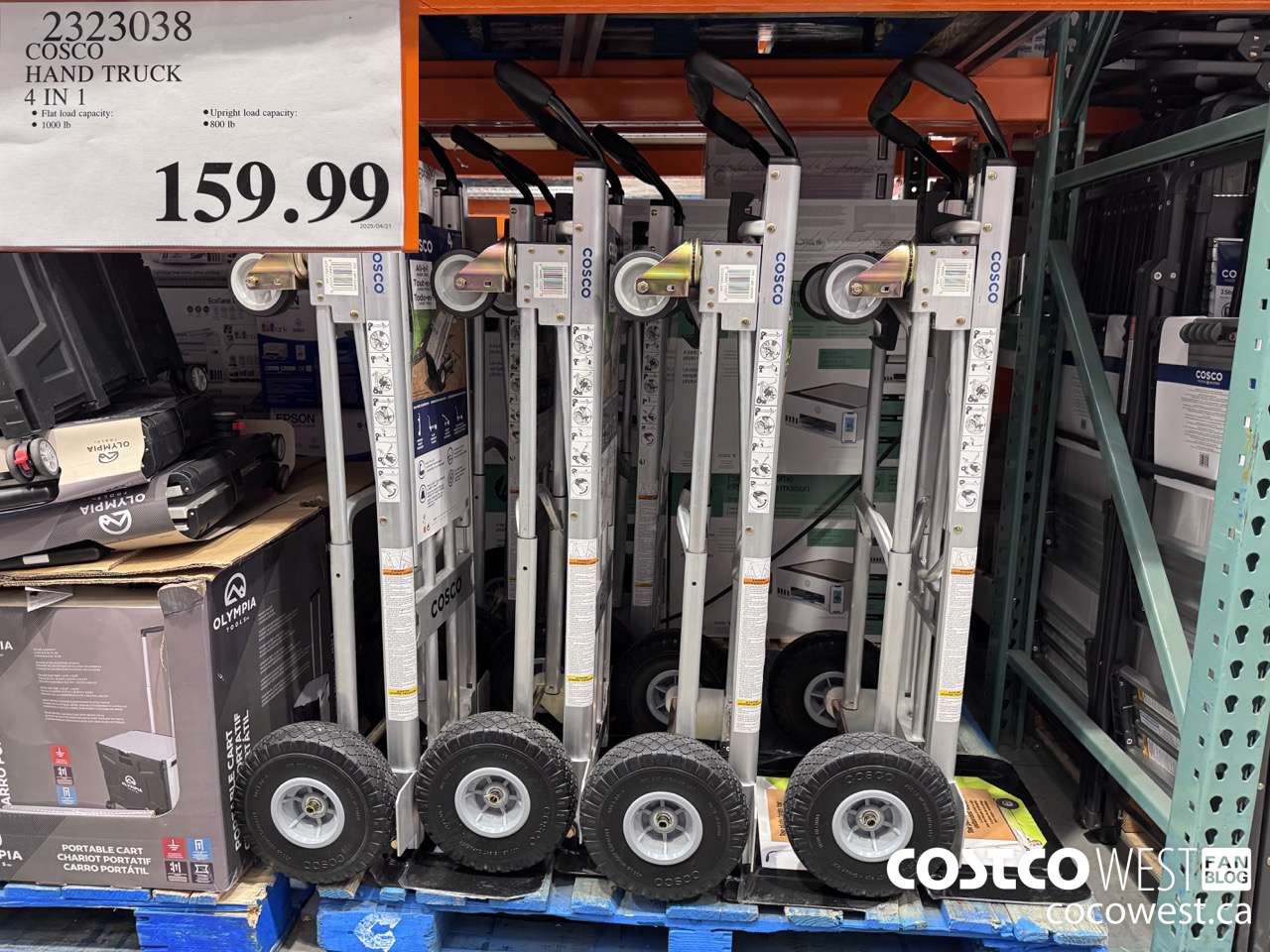 2323038 COSCO HAND TRUCK 4 IN 1 $159.99