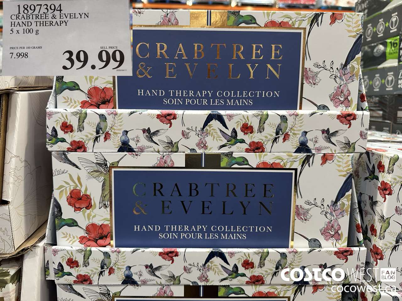 1897394 CRABTREE & EVELYN HAND THERAPY 5 X 100G $39.99