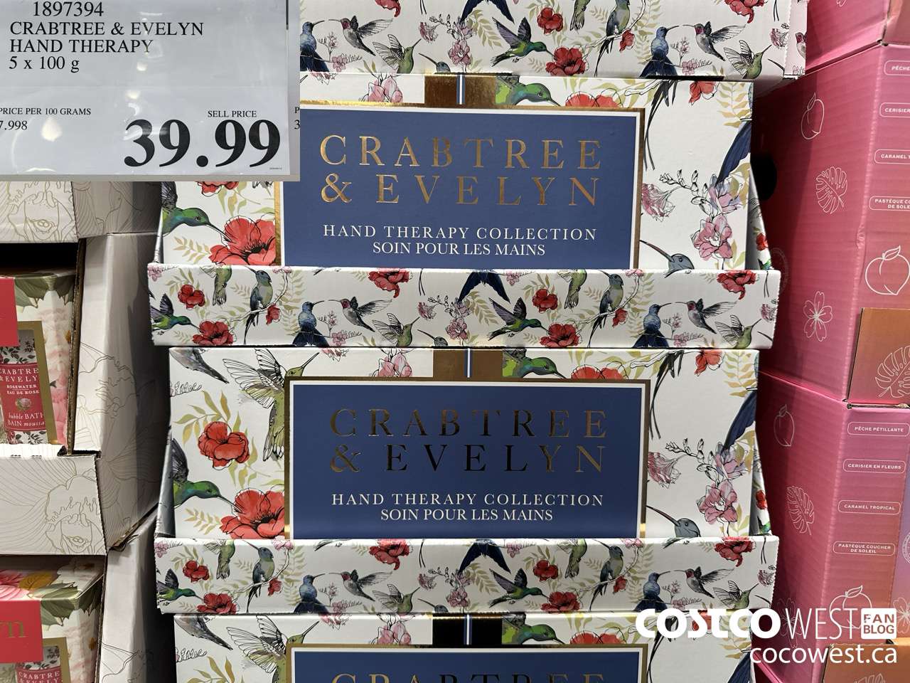 1897394 CRABTREE & EVELYN HAND THERAPY 5 X 100G $39.99