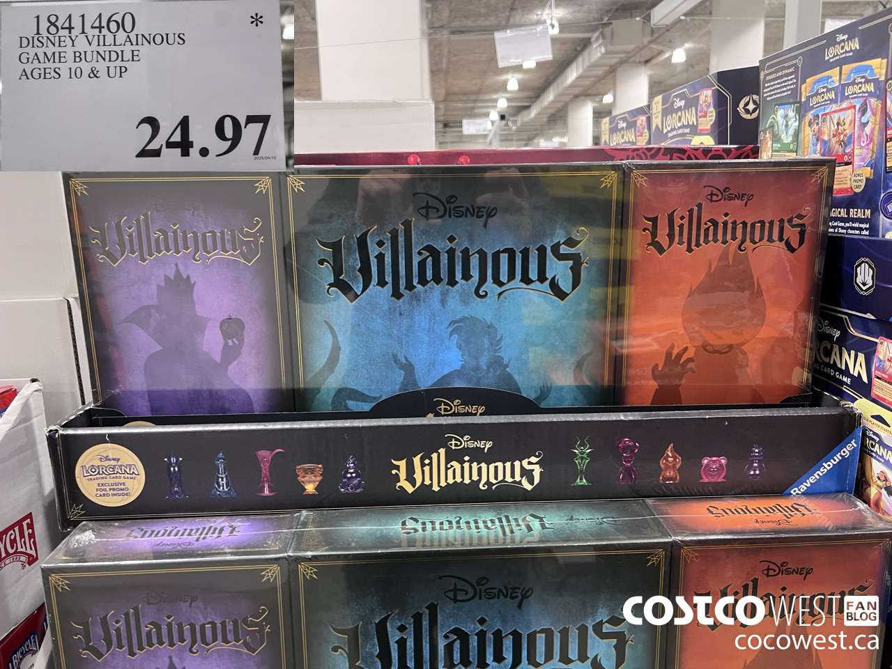 1841460 DISNEY VILLAINOUS GAME BUNDLE AGES 10 & UP $24.97