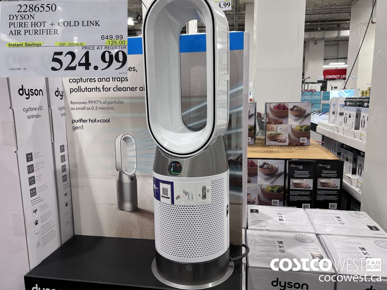 2286550 DYSON PURE HOT + COLD LINK AIR PURIFIER ($125.00 INSTANT SAVINGS EXPIRES ON 2025-04-30) $524.99