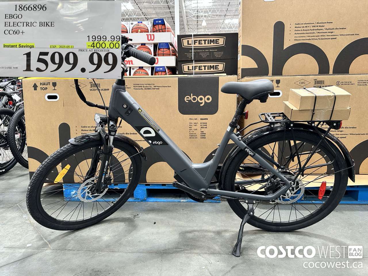 1866896 EBGO ELECTRIC BIKE CC60+ ($400.00 INSTANT SAVINGS EXPIRES ON 2025-05-11) $1599.99