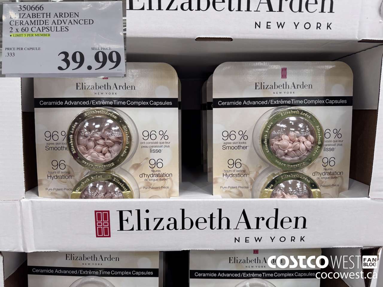 350666 ELIZABETH ARDEN CERAMIDE ADVANCED 2 X 60 CAPSULES $39.99