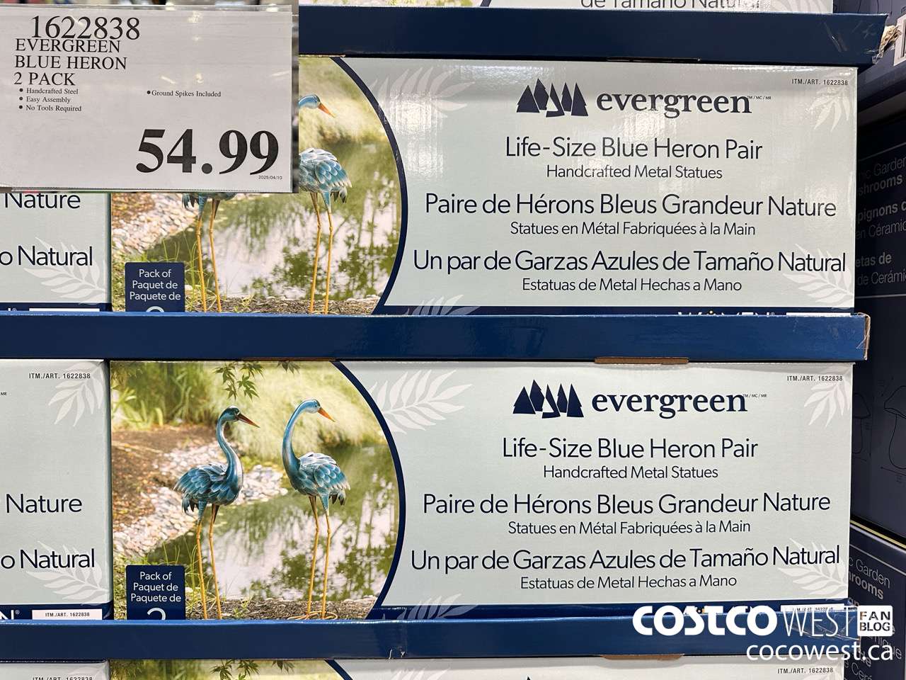 1622838 EVERGREEN BLUE HERON 2 PACK $54.99