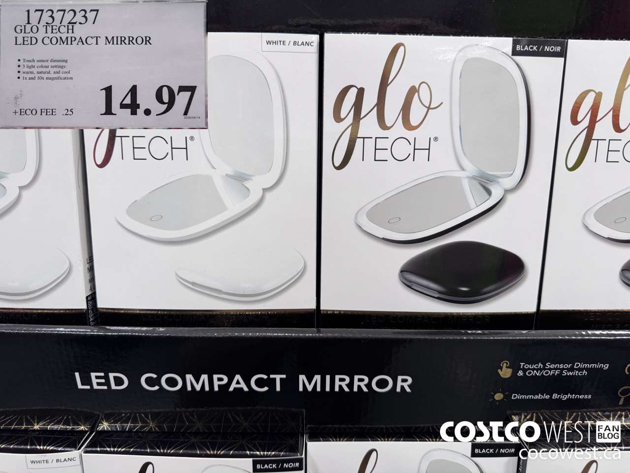 1737237 GLO TECH LED COMPACT MIRROR $14.97