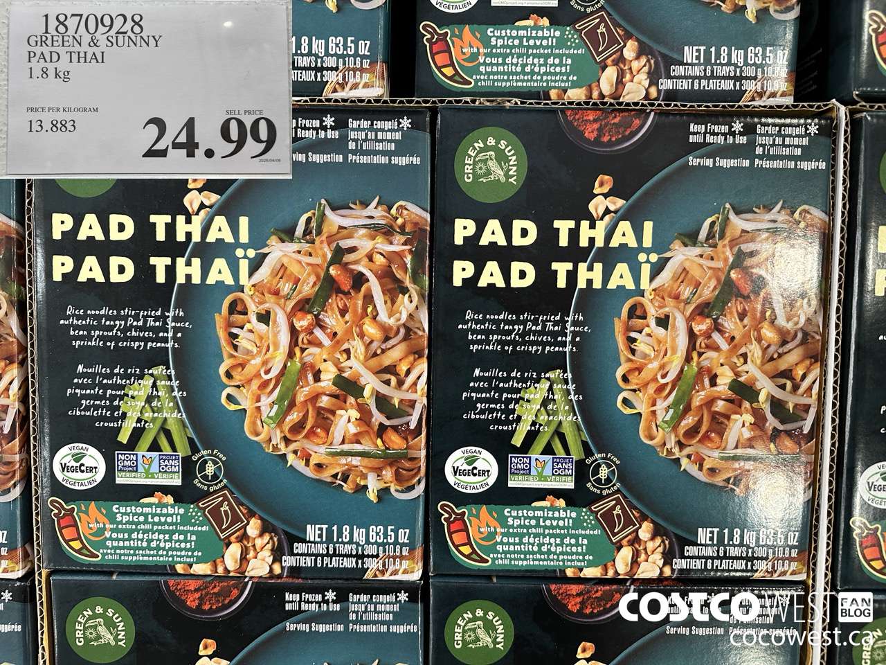 1870928 GREEN & SUNNY PAD THAI 1.8 kg $24.99