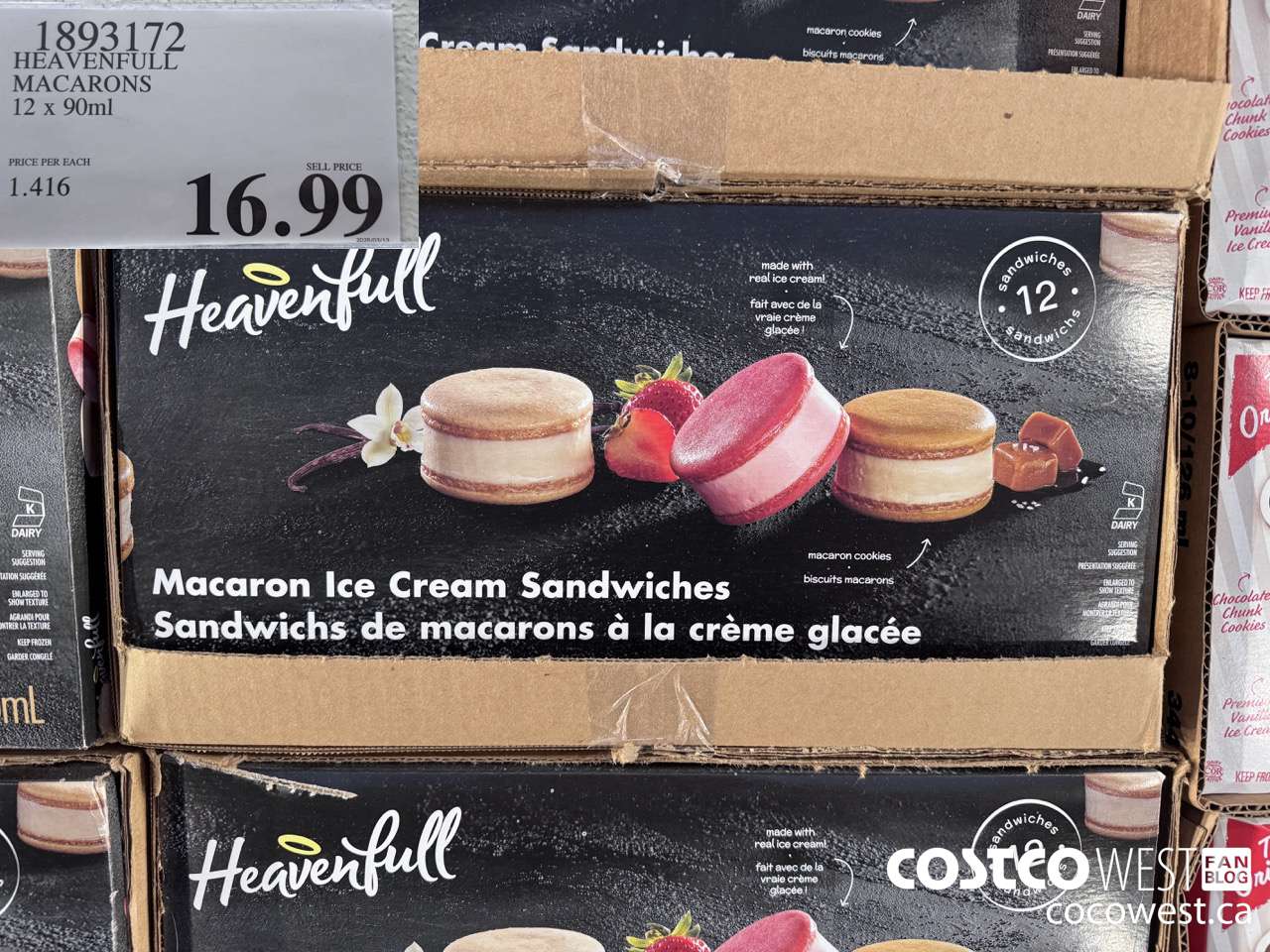 1893172 HEAVENFULL MACARONS 12 X 90ML $16.99