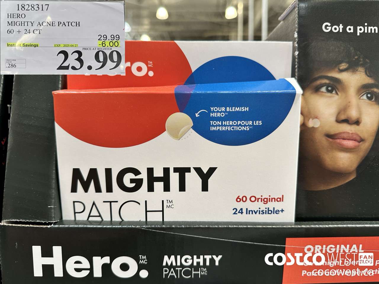1828317 HERO MIGHTY ACNE PATCH 60 + 24 CT ($6.00 INSTANT SAVINGS EXPIRES ON 2025-04-27) $23.99