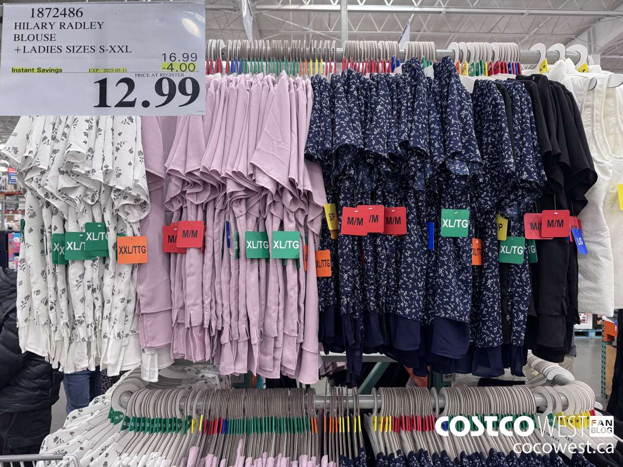 1872486 HILARY RADLEY BLOUSE LADIES SIZES S-XXL ($4.00 INSTANT SAVINGS EXPIRES ON 2025-05-11) $12.99