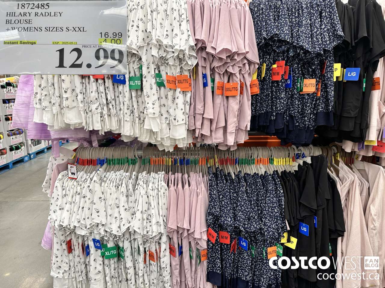 1872485 HILARY RADLEY BLOUSE LADIES SIZES S-XXL ($4.00 INSTANT SAVINGS EXPIRES ON 2025-05-11) $12.99