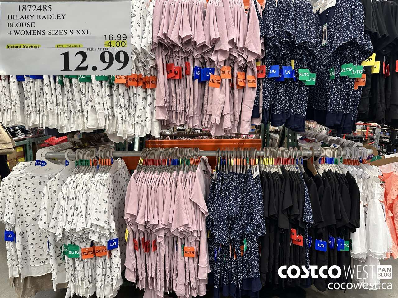 1872485 HILARY RADLEY BLOUSE LADIES SIZES S-XXL ($4.00 INSTANT SAVINGS EXPIRES ON 2025-05-11) $12.99