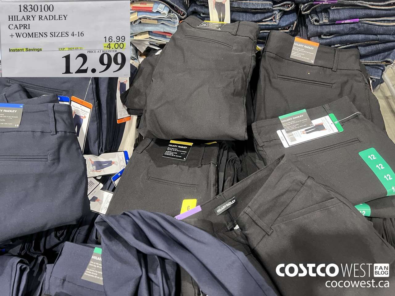 1830100 HILARY RADLEY CAPRI LADIES SIZES 4-16 ($4.00 INSTANT SAVINGS EXPIRES ON 2024-05-11) $12.99