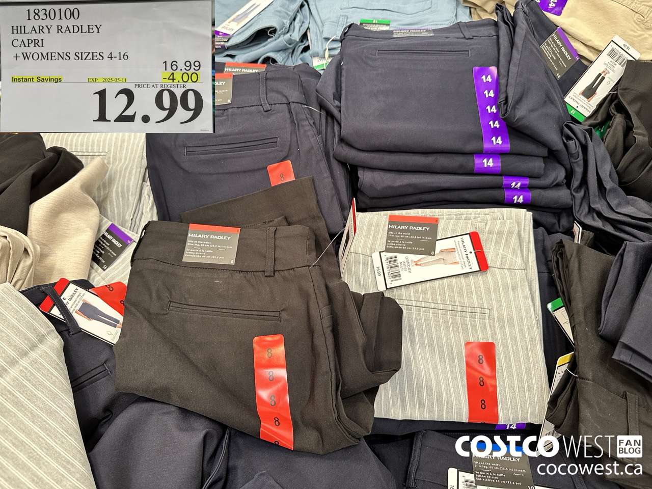1830100 HILARY RADLEY CAPRI LADIES SIZES 4-16 ($4.00 INSTANT SAVINGS EXPIRES ON 2024-05-11) $12.99