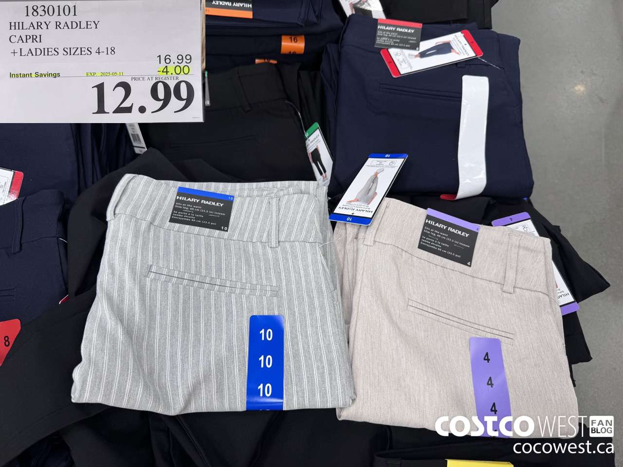 1830101 HILARY RADLEY CAPRI LADIES SIZES 4-18 ($4.00 INSTANT SAVINGS EXPIRES ON 2025-05-11) $12.99
