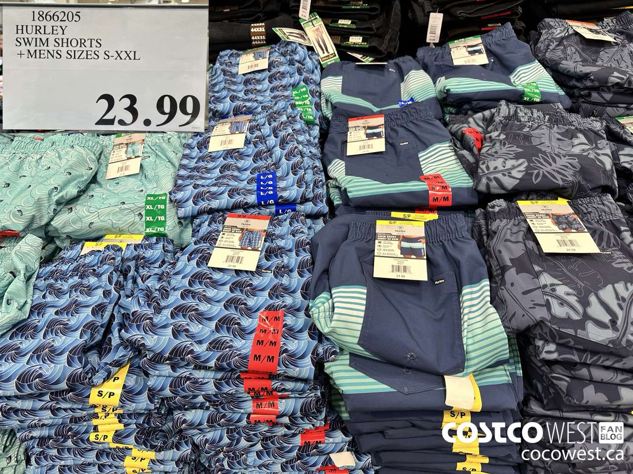 1866205 HURLEY SWIM SHORTS MENS SIZES S-XXL $23.99