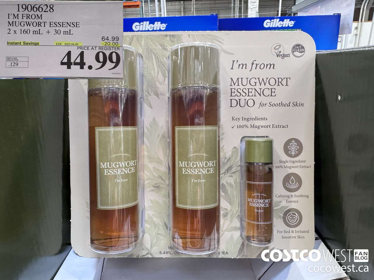 1906628 I'M FROM MUGWORT ESSENSE 2 x 160 mL + 30 mL ($20.00 INSTANT SAVINGS EXPIRES ON 2025-04-09) $44.99