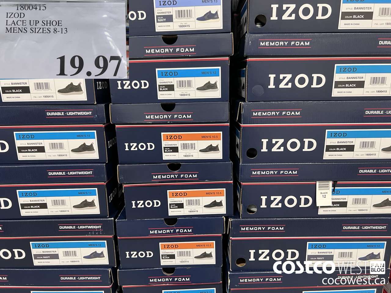 1800415 IZOD LACE UP SHOE MENS SIZES 8-13 $19.97