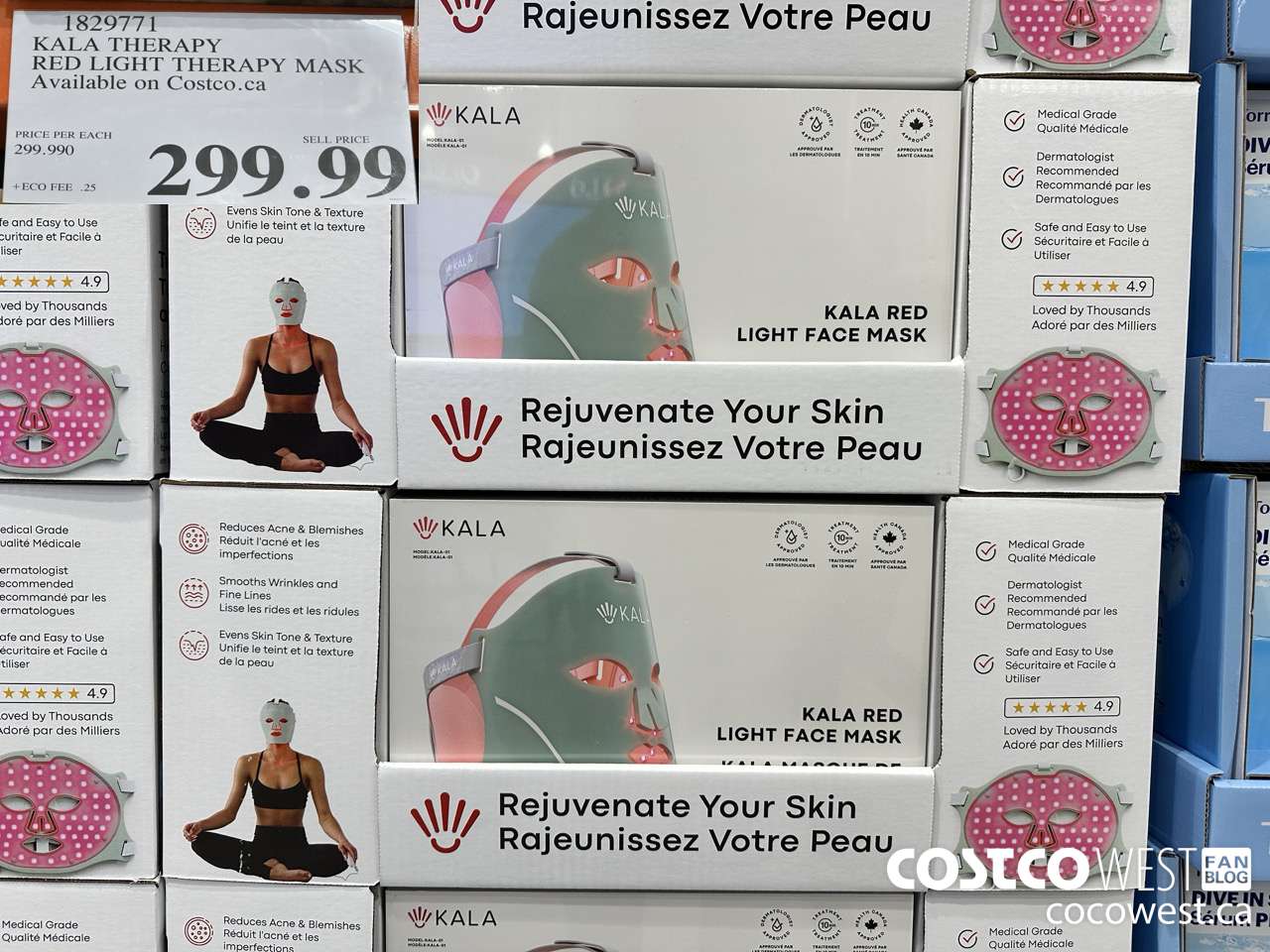 1829771 KALA THERAPY RED LIGHT THERAPY MASK $299.99