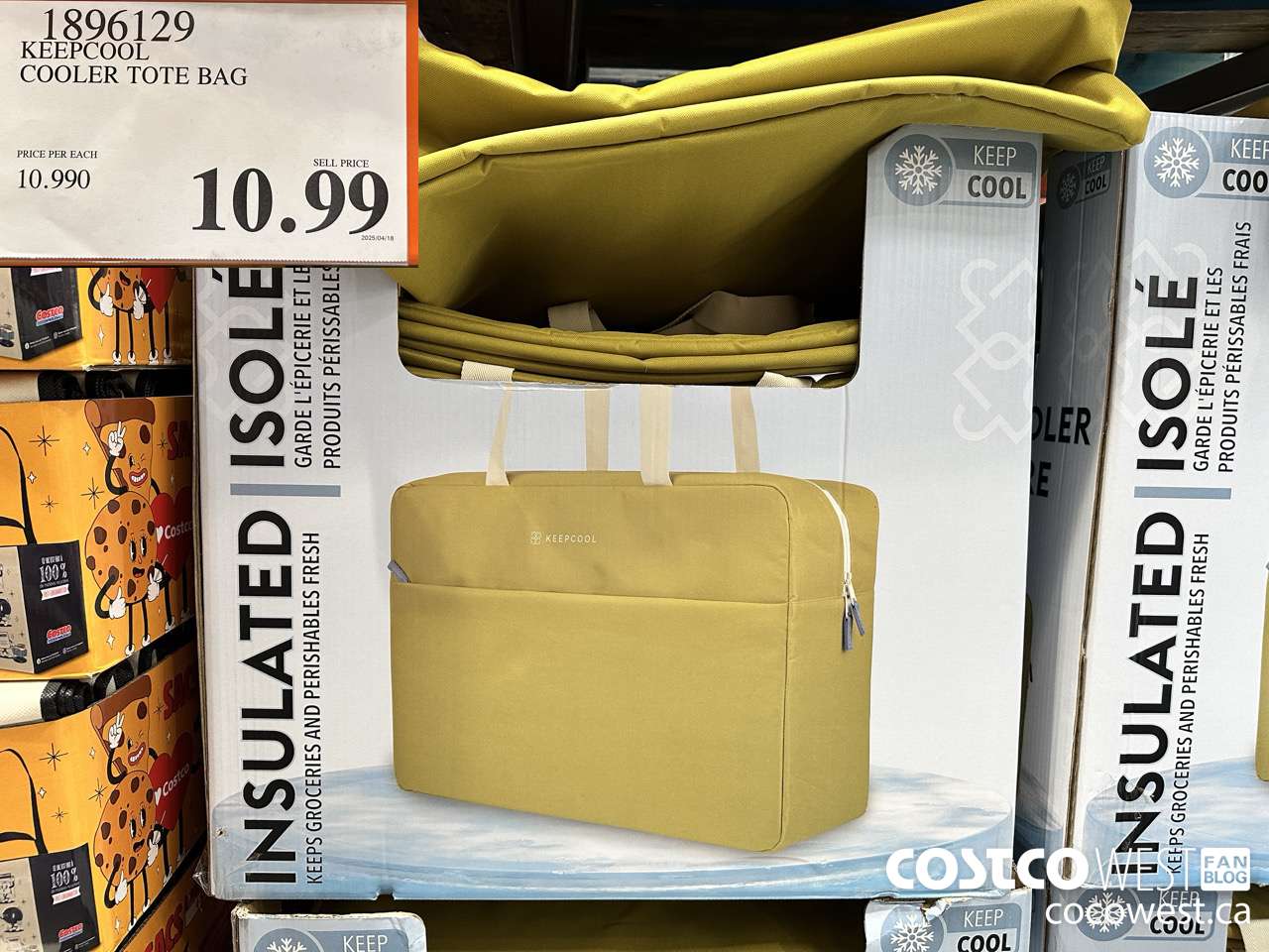 1896129 KEEPCOOL COOLER TOTE BAG $10.99