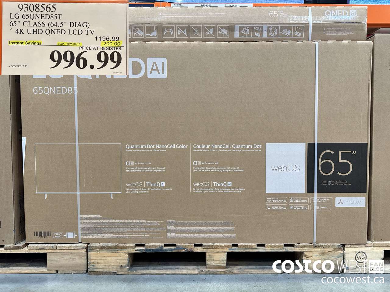9308565 LG 65QNED85T 65