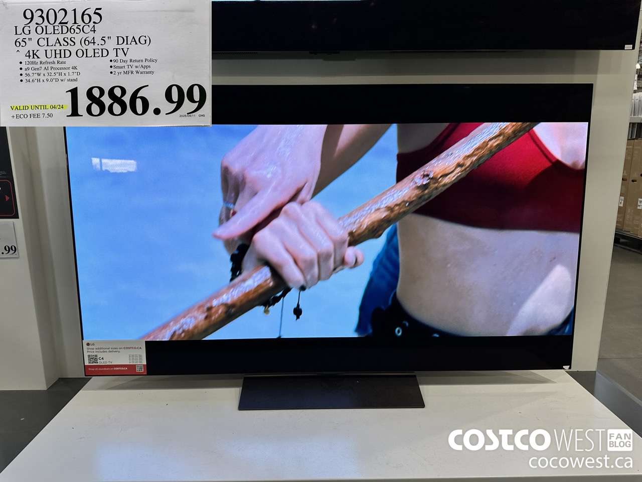 9302165 LG OLED65C4 65