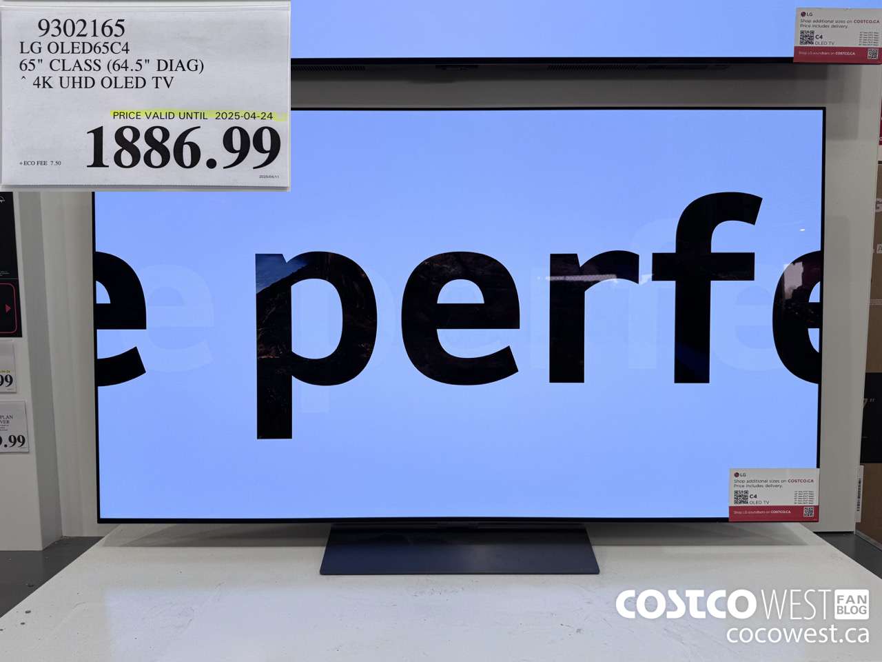 9302165 LG OLED65C4 65