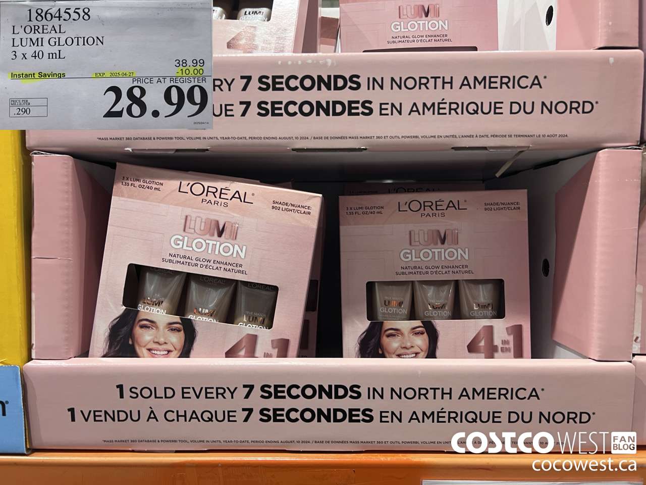 1864558 L'OREAL LUMI GLOTION 3 X 40ML ($10.00 INSTANT SAVINGS EXPIRES ON 2025-04-27) $28.99