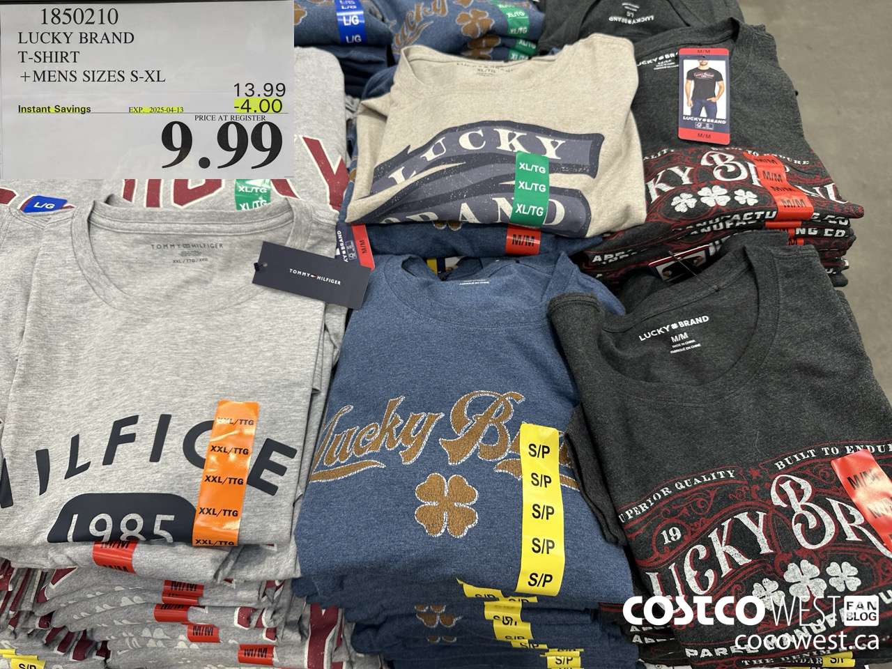 1850210 LUCKY BRAND T-SHIRT MENS SIZES S-XL ($4.00 INSTANT SAVINGS EXPIRES ON 2025-04-13) $9.99