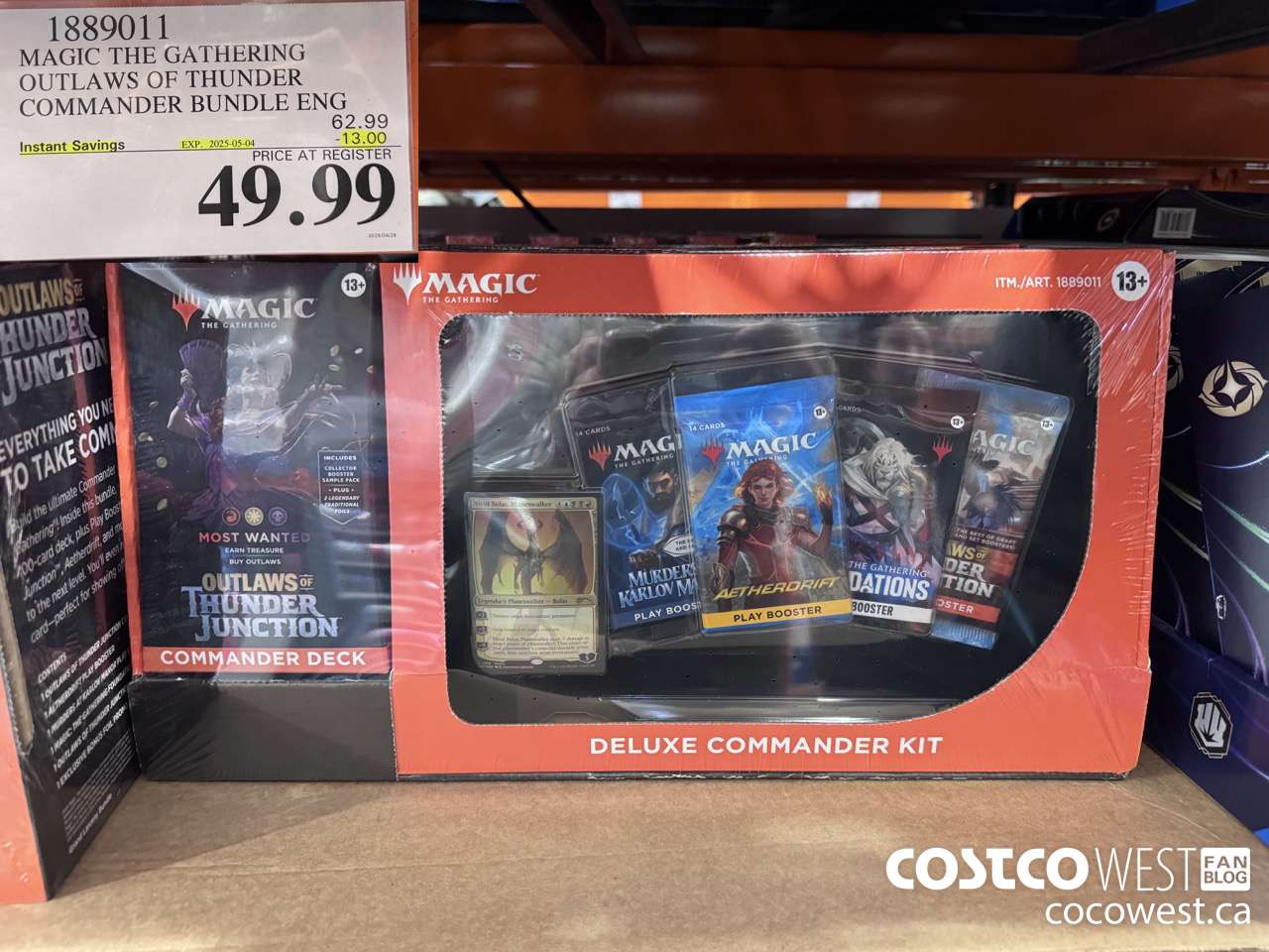 1889011 MAGIC THE GATHERING OUTLAWS OF THUNDER COMMANDER BUNDLE ENG ($13.00 INSTANT SAVINGS EXPIRES ON 2025-05-04) $49.99