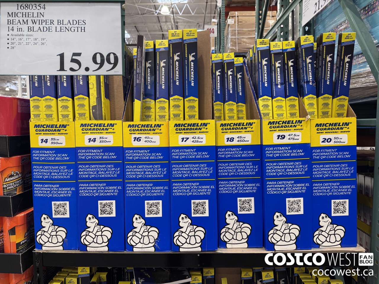 1680354 MICHELIN GUARDIAN + BEAM WIPER BLADES 14
