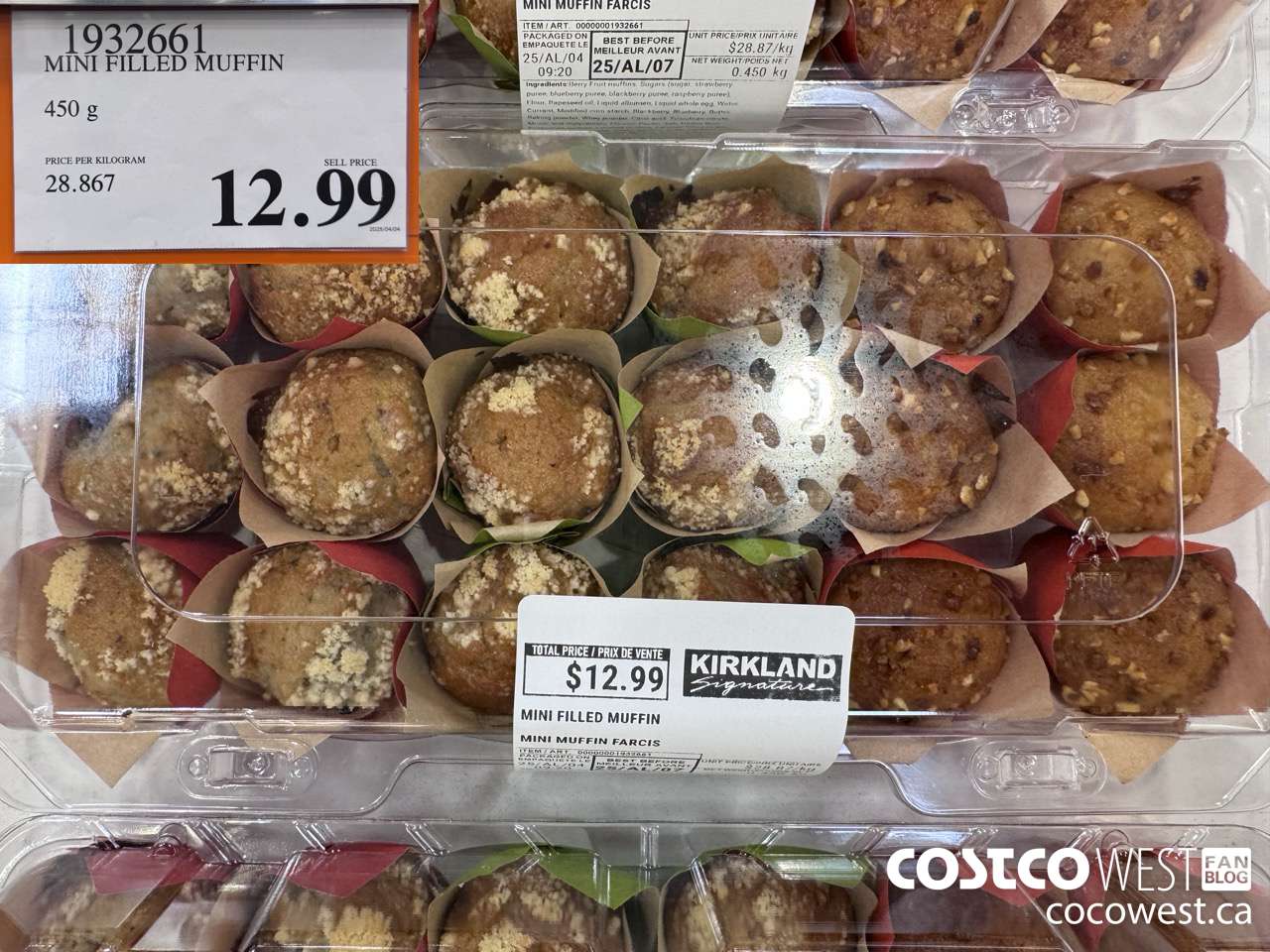 1932661 MINI FILLED MUFFIN $12.99