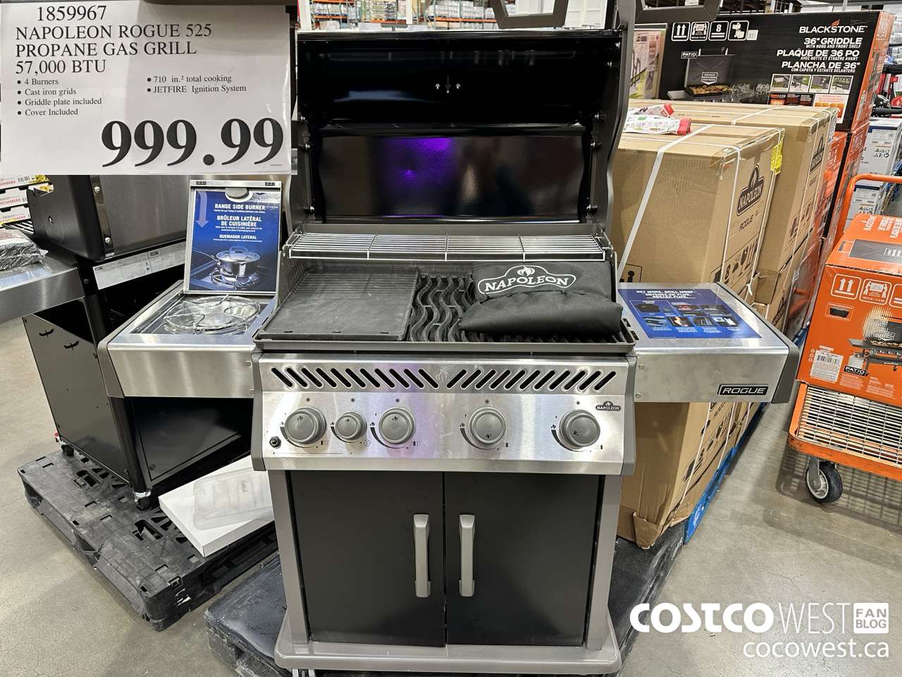 1859967 NAPOLEON ROGUE 525 PROPANE GAS GRILL 57,000 BTU $999.99