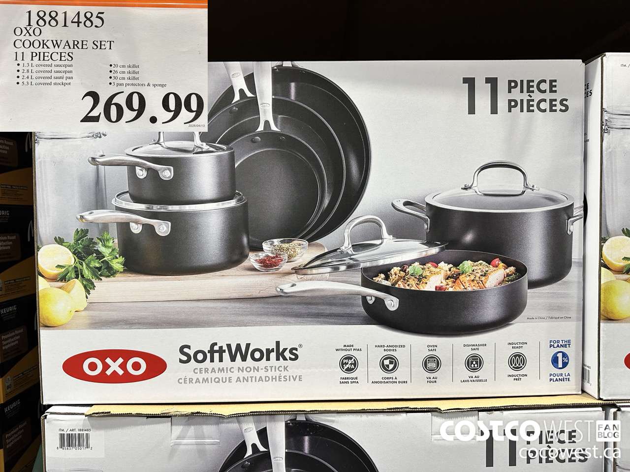 1881485 OXO COOKWARE SET 11 PIECES $269.99