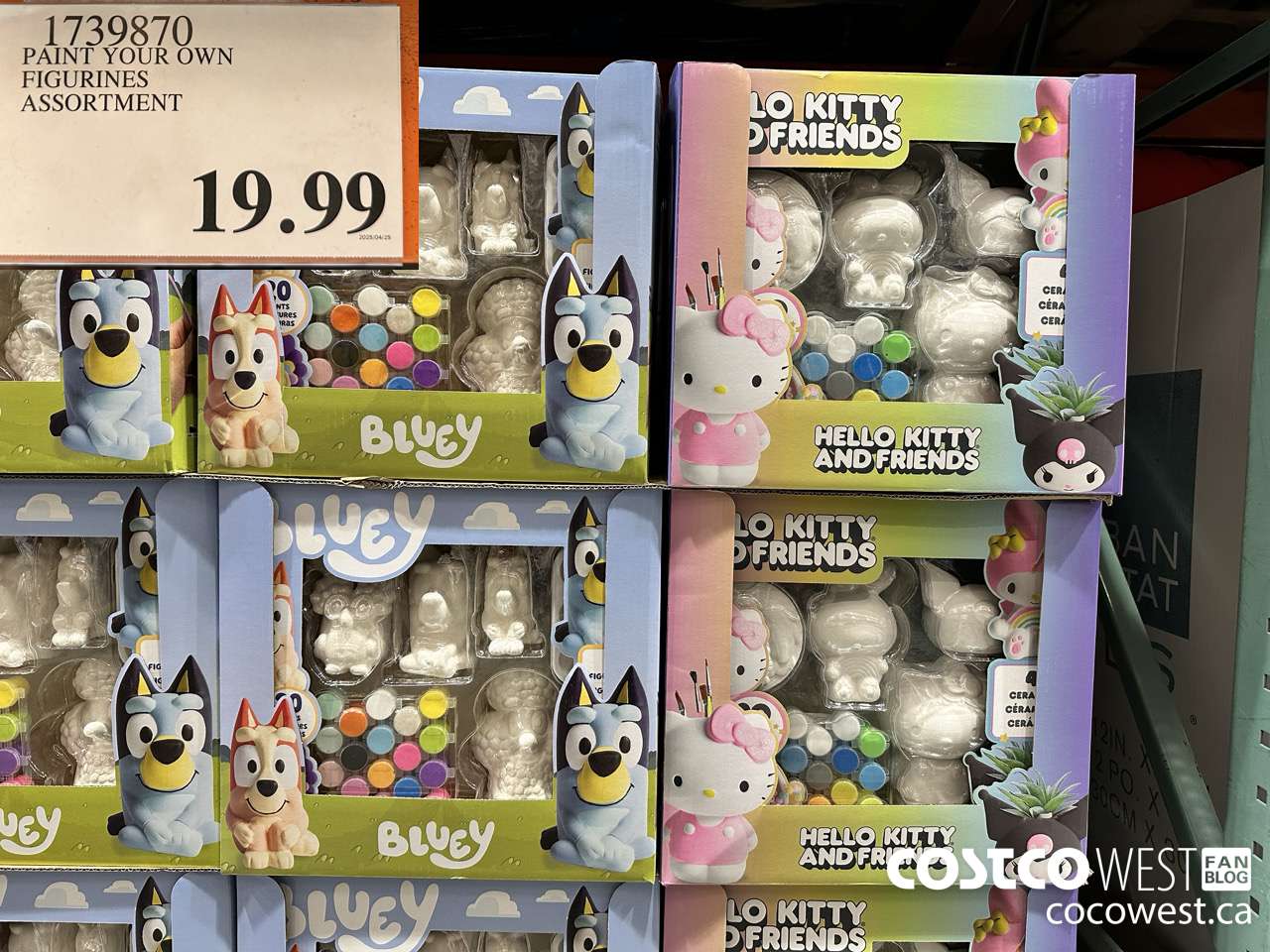 1739870 PAINT YOUR OWN FIGURINES ASSORTMENT $19.99