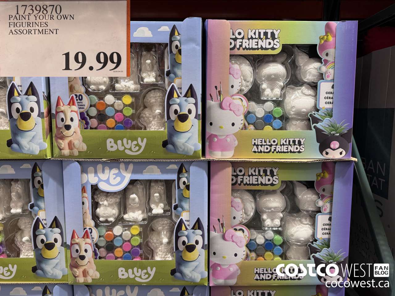 1739870 PAINT YOUR OWN FIGURINES ASSORTMENT $19.99