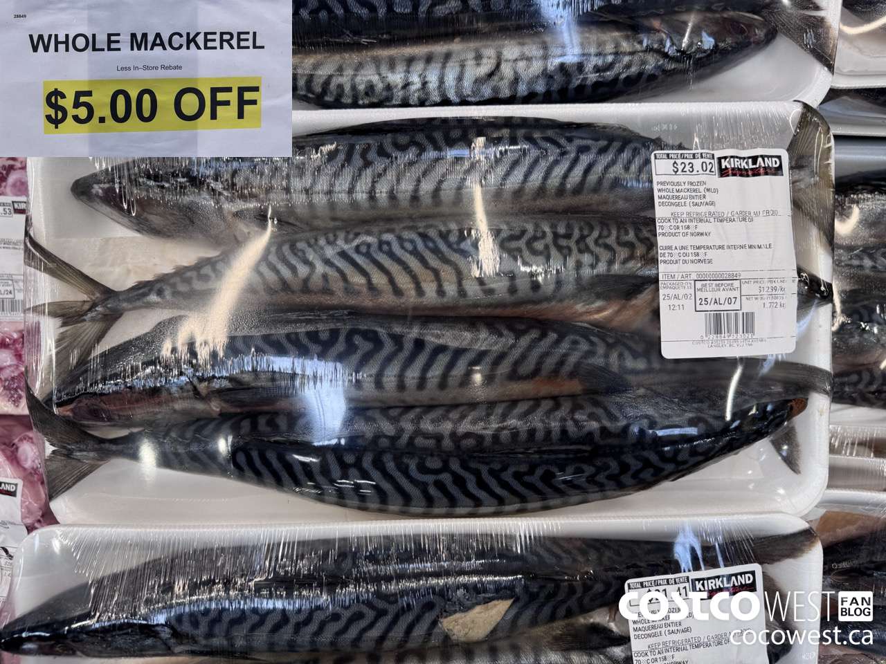28849 PF MACKEREL (HEAD ON) WILD ($5.00 INSTANT SAVINGS)