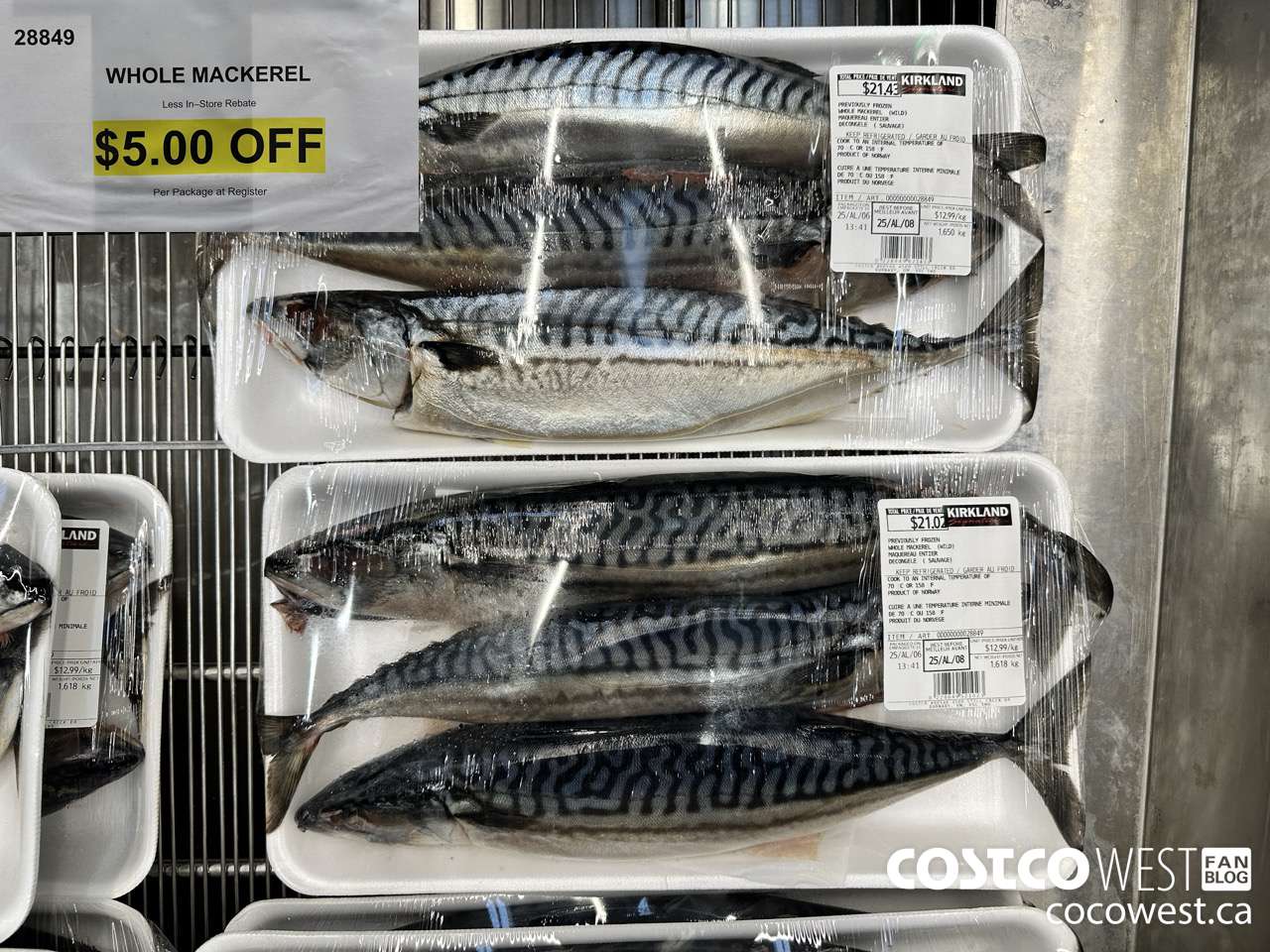 28849 PF MACKEREL (HEAD ON) WILD ($5.00 INSTANT SAVINGS)