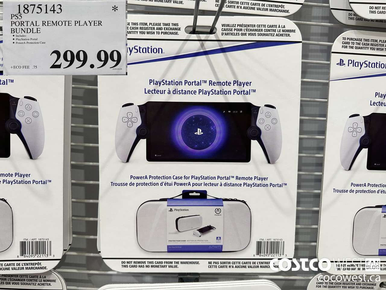 1875143 PS5 PORTABLE REMOTE PLAYER BUNDLE $299.99