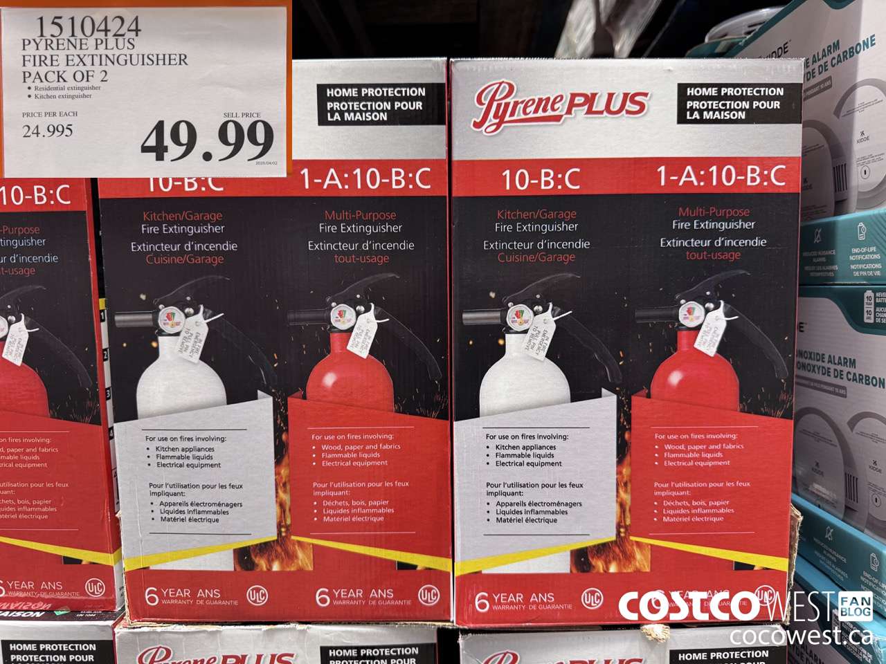 1510424 PYRENE PLUS FIRE EXTINGUISHER PACK OF 2 $49.99