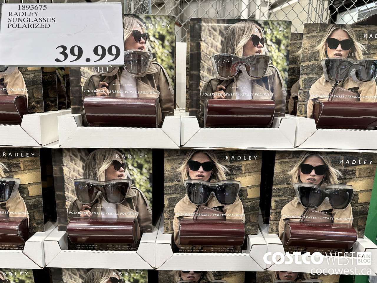 1893675 RADLEY SUNGLASSES POLARIZED $39.99