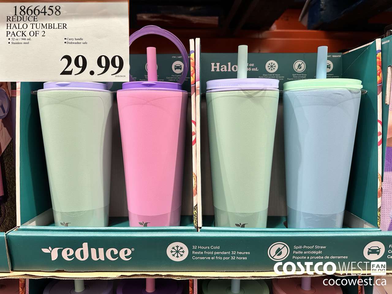 1866458 REDUCE HALO TUMBLER PACK OF 2 $29.99