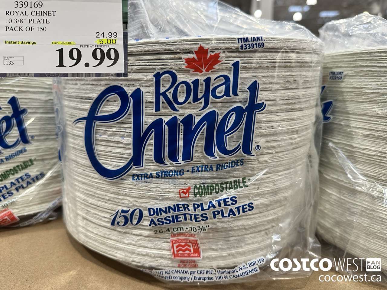 339169 ROYAL CHINET 10 3/8