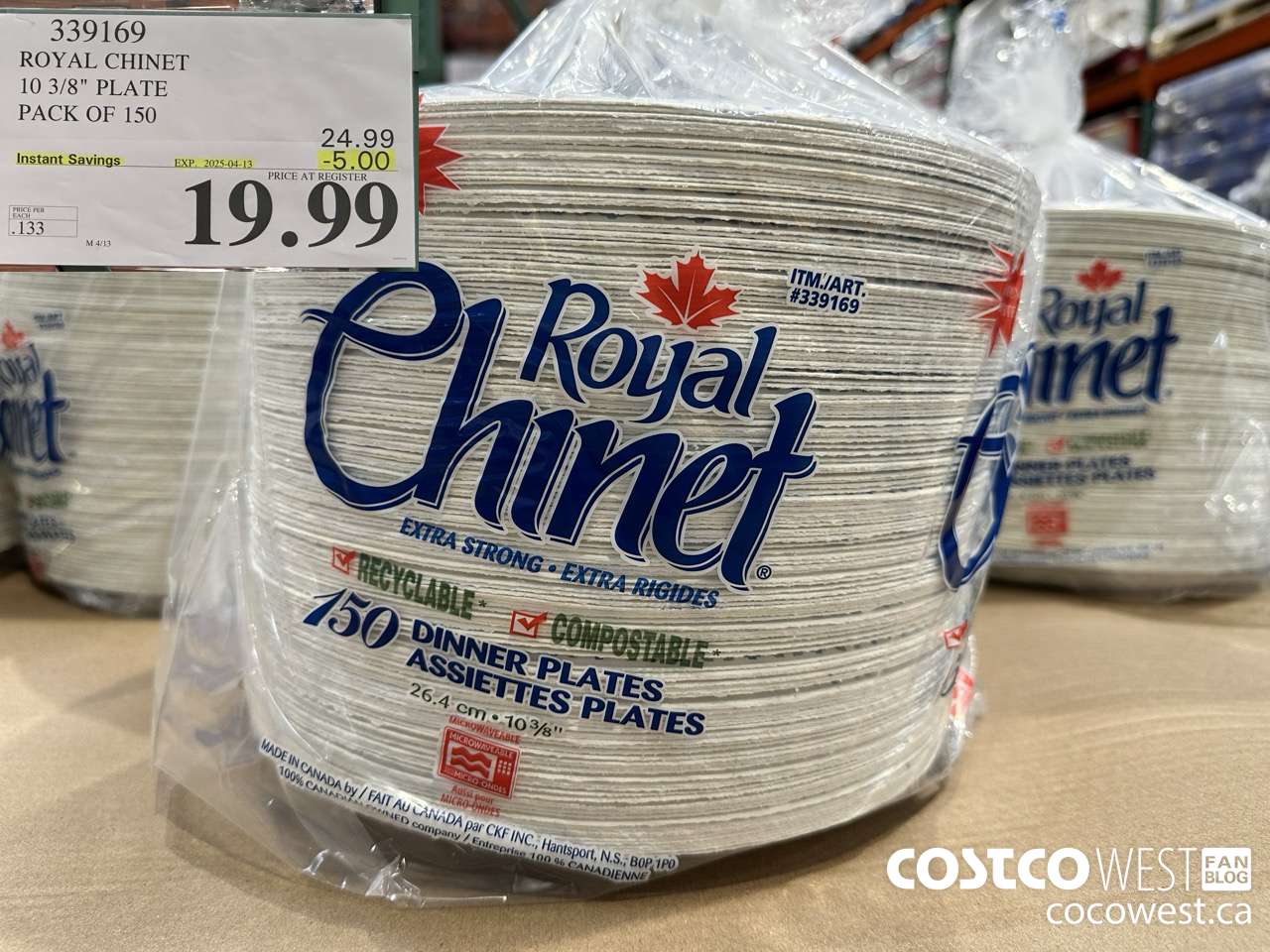 339169 ROYAL CHINET 10 3/8