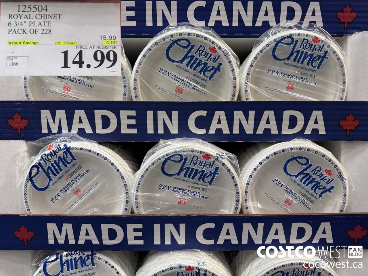 125504 ROYAL CHINET 6 3/4