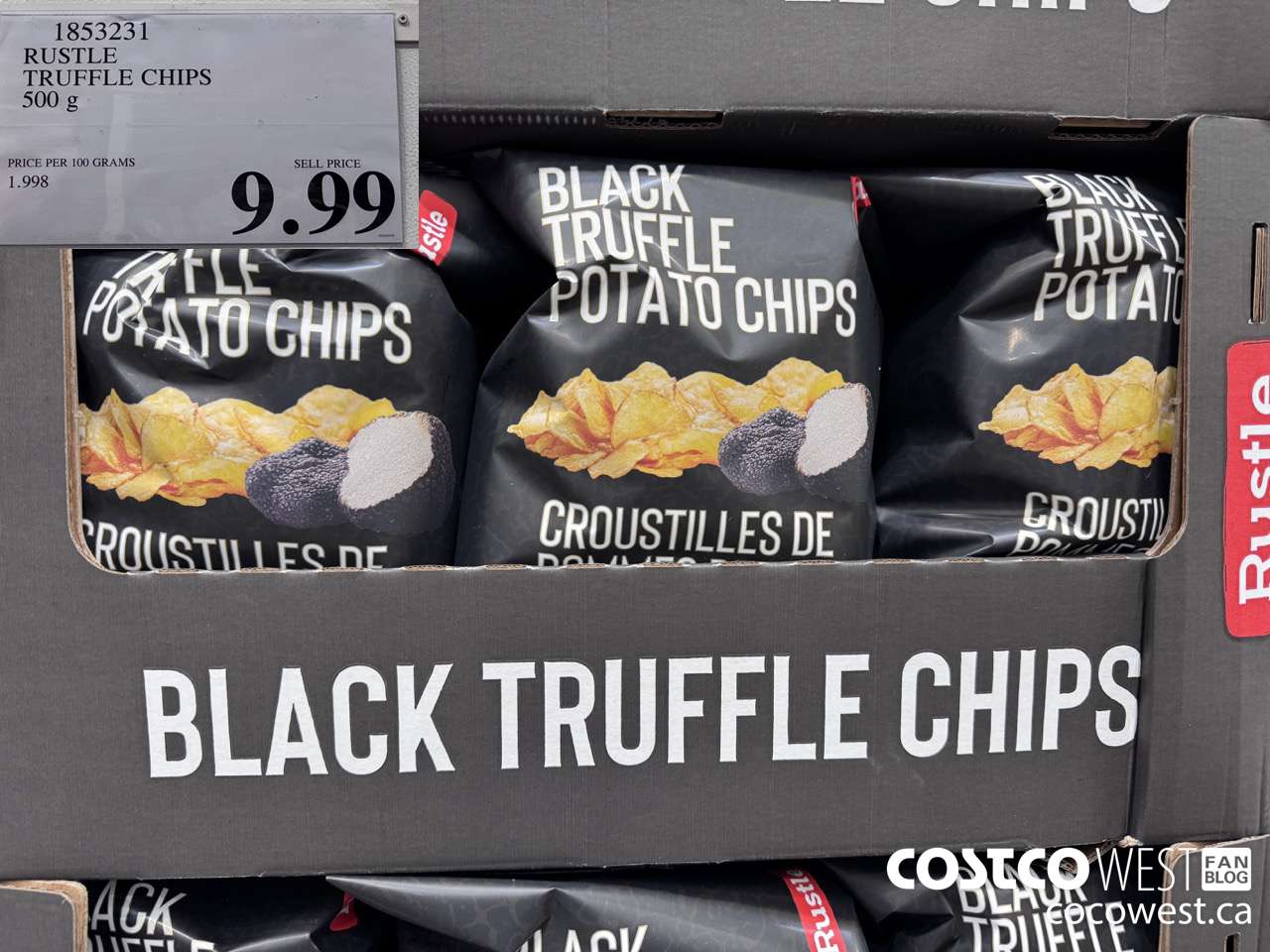 1853231 RUSTLE TRUFFLE CHIPS 500G $9.99