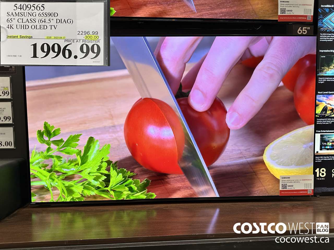 5409565 SAMSUNG 65S90D 65